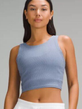 Lululemon Ribbed Softstreme Cropped Tank